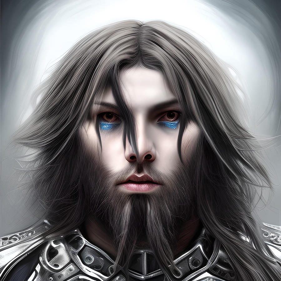 Sollis the Gothic Medieval Knight of Mythical Lore Digital Art by Bella ...