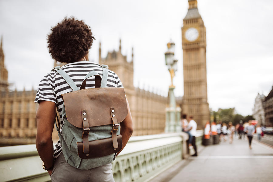 Solo Backpacker In London Photograph by Franckreporter