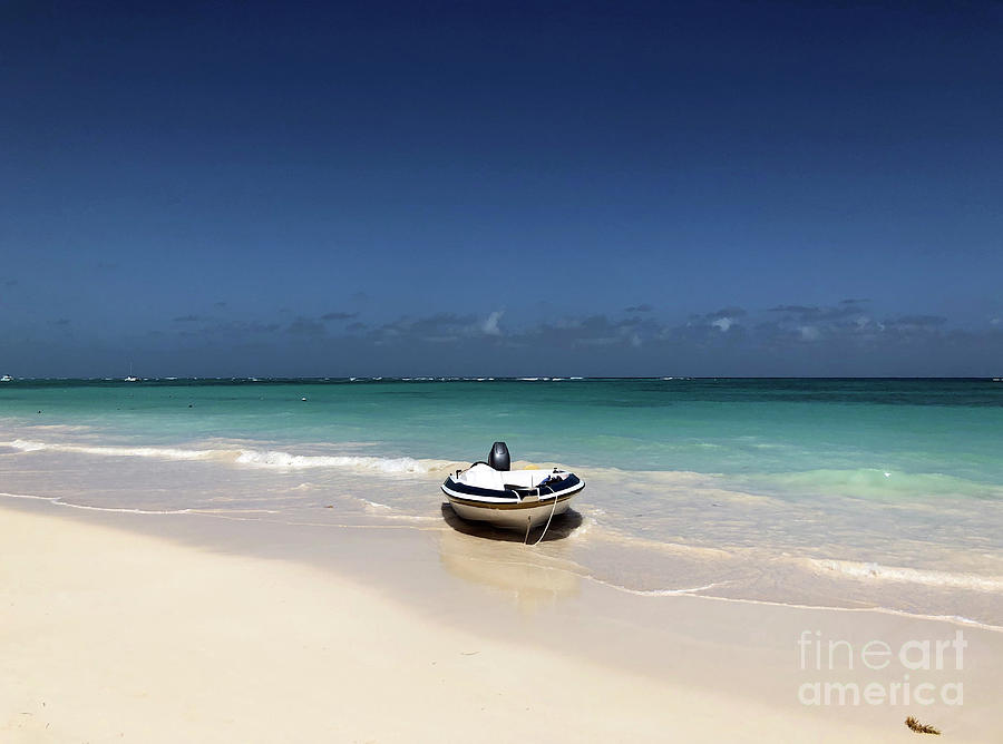 Boat Photograph - Solo Floater by Kelly Council Boat Photograph - Solo Floater by Kelly Council