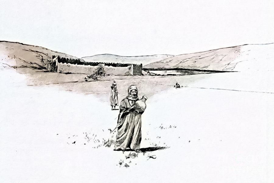 Solomon Pools in 19th Century Photograph by Munir Alawi