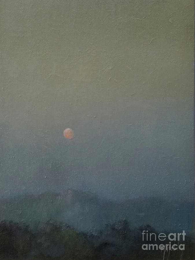 Solstice Sky Painting by Mary Hubley