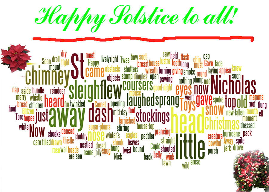 Solsticial Greeting Card by Gene Norris Solsticial Greeting Card by Gene Norris