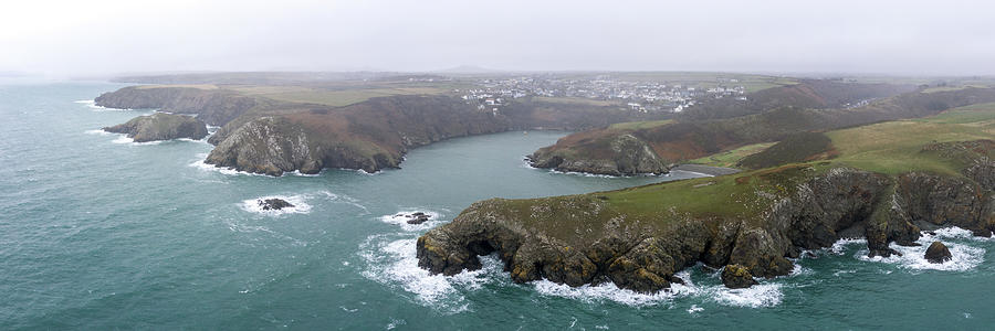 Solva Aerial Pembrokeshire Coast Wales Photograph by Sonny Ryse