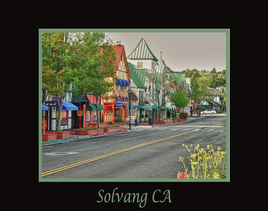 Solvang Ca Street View Digital Art by Deborah Ronquillo - Fine Art America