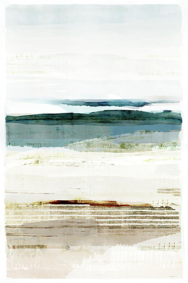Abstract Painting - Solway Firth I by Flora Kouta