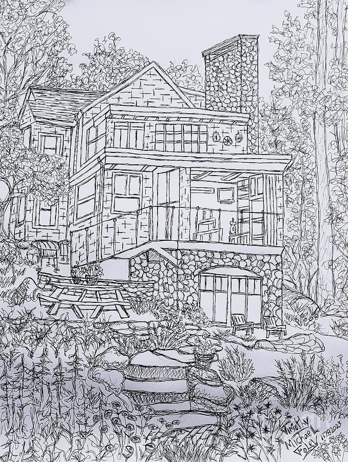 Some Architectural Fun Drawing by Timothy Foley - Fine Art America