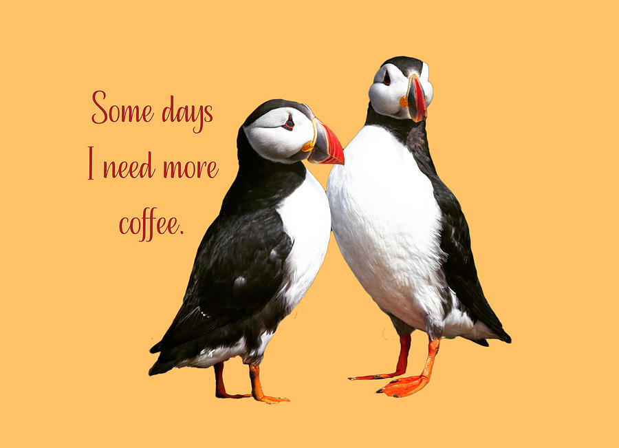 Some days I need more coffee Mixed Media by Johanna Hurmerinta