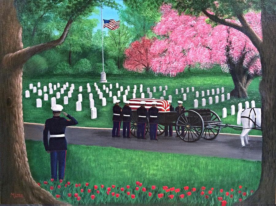 Some Gave All Painting by Marlene Little