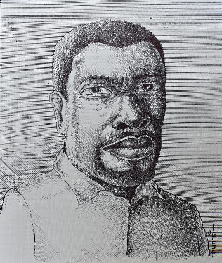 Some Guy Painting by Anthony Mwangi