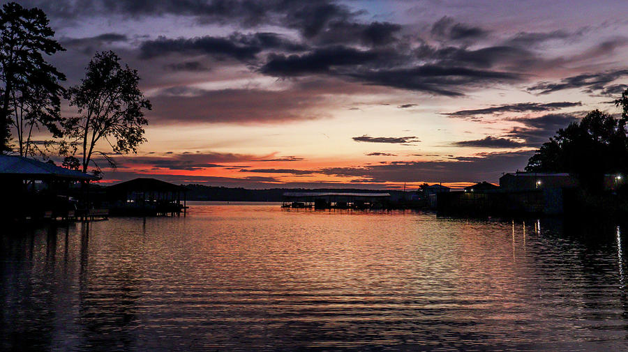 Some Orange Morning Lake Tints Photograph by Ed Williams