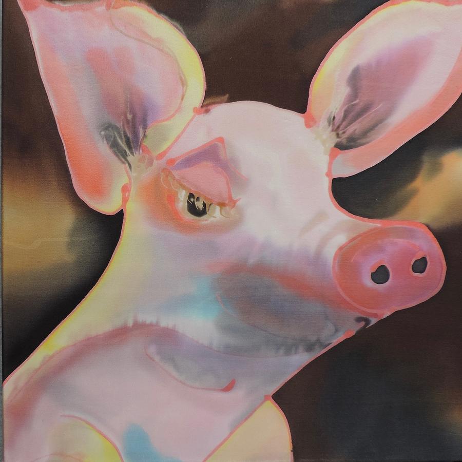 Some Pig Painting by Mary Gorman