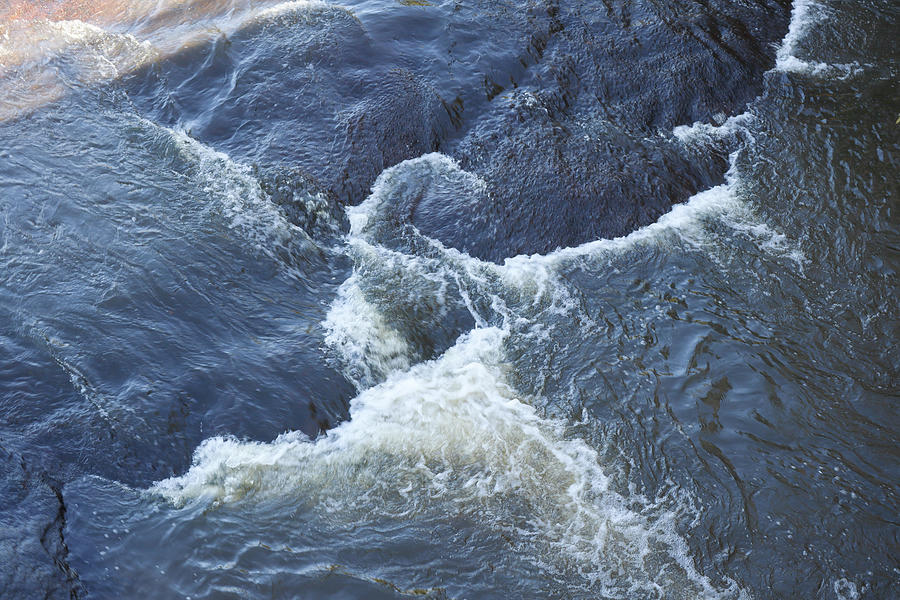 Some Towaliga River Churn Photograph by Ed Williams