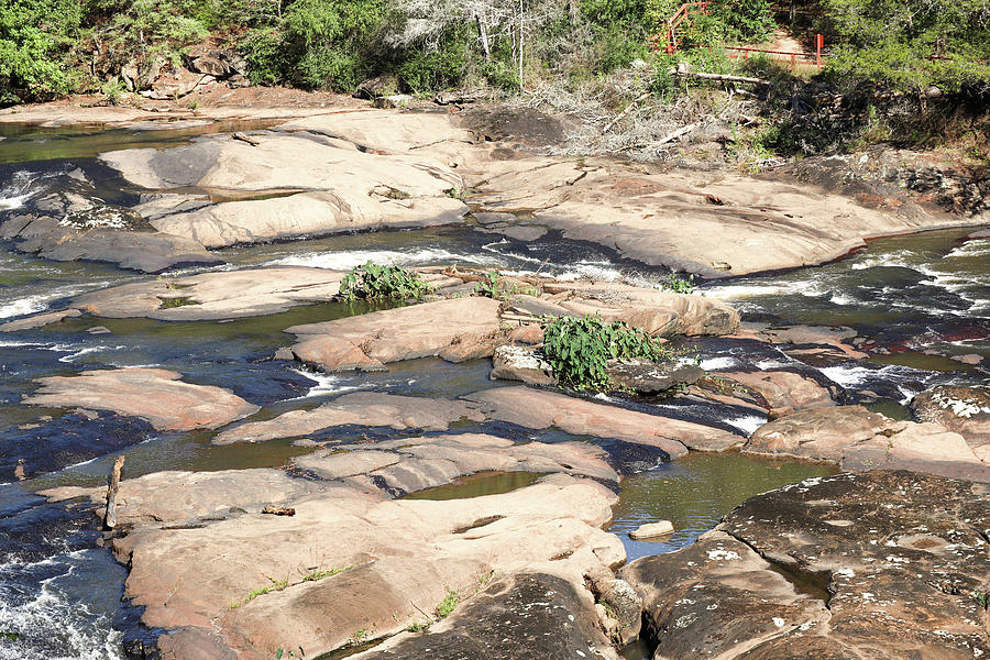 Some Towaliga River Rocks Photograph by Ed Williams