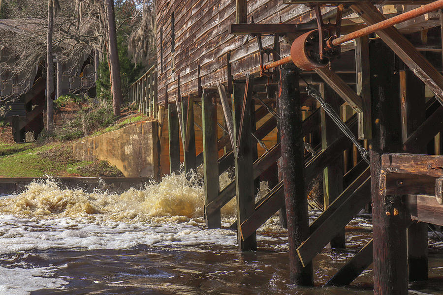 Some Watson Mill Splashes Photograph by Ed Williams