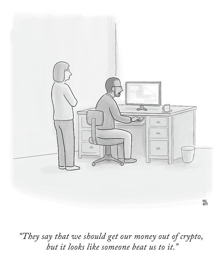 Someone Beat Us To It Drawing by Paul Noth