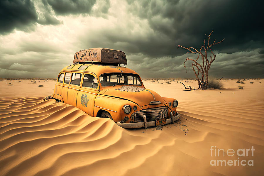 Someone called a taxi? Digital Art by Jirka Svetlik