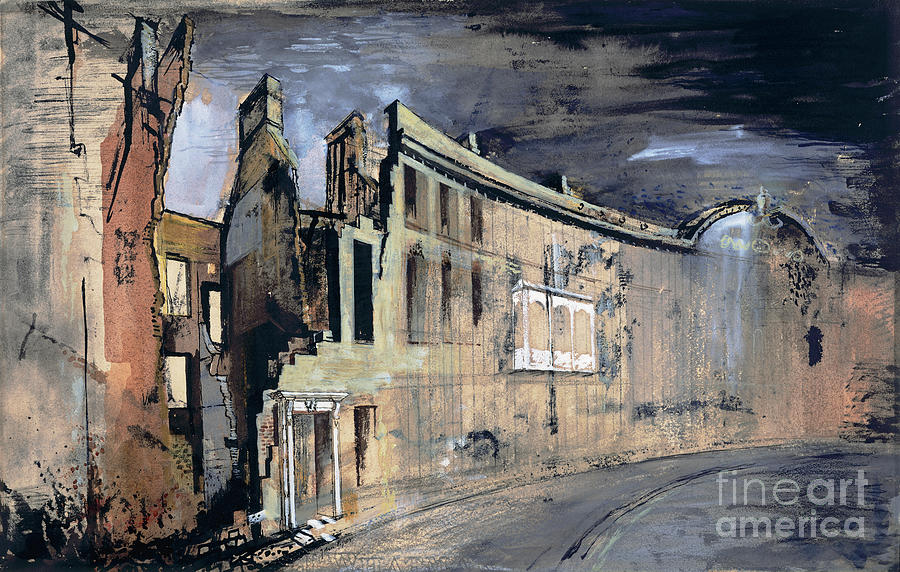 Somerset Place, Bath Painting by John Piper - Pixels