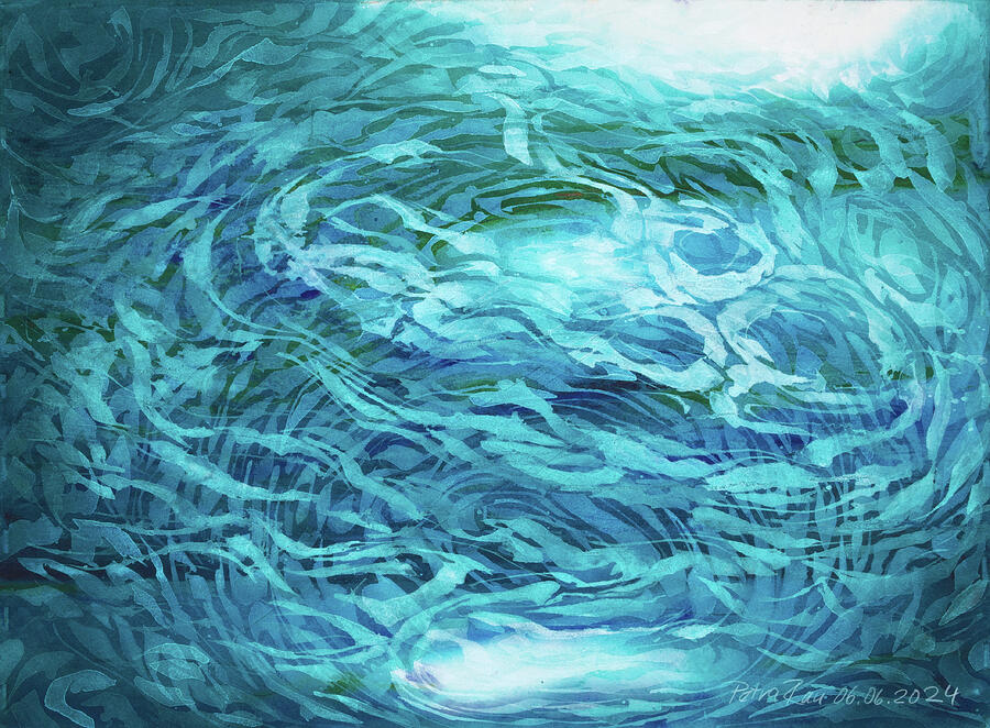 Something like C Painting by Petra Rau Something like C Painting by Petra Rau