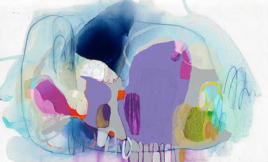 Abstract Painting - Sometime in June by Claire Desjardins
