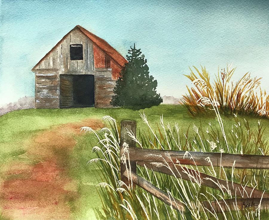 Somewhere in Iowa Painting by Beth Fontenot