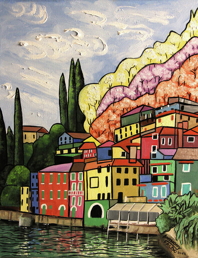 Somewhere In Italy Painting by Anthony Falbo Somewhere In Italy Painting by Anthony Falbo