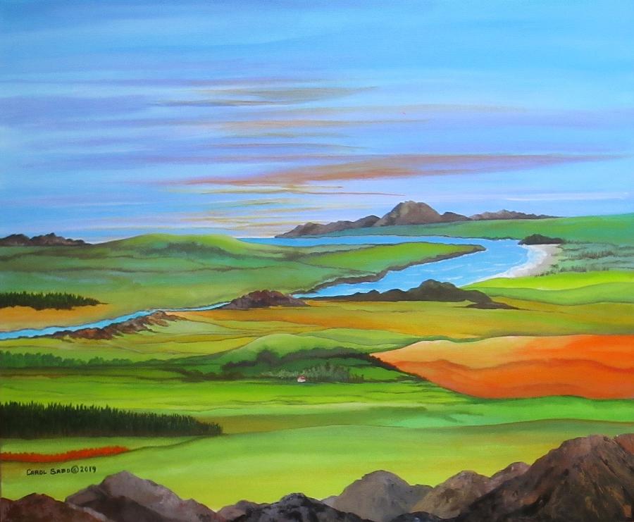 Somewhere In Scotland Painting by Carol Sabo