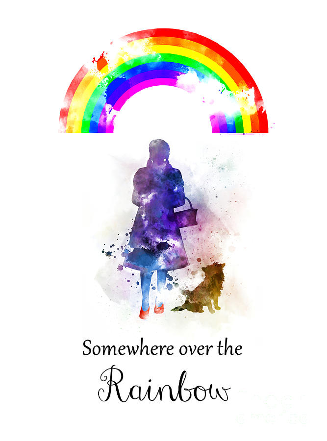 Christmas Mixed Media - Somewhere Over The Rainbow by My Inspiration