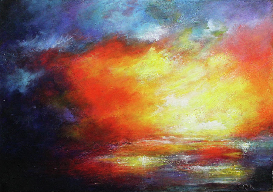 Somewhere Over the Rainbow Painting by Patricia Lintner