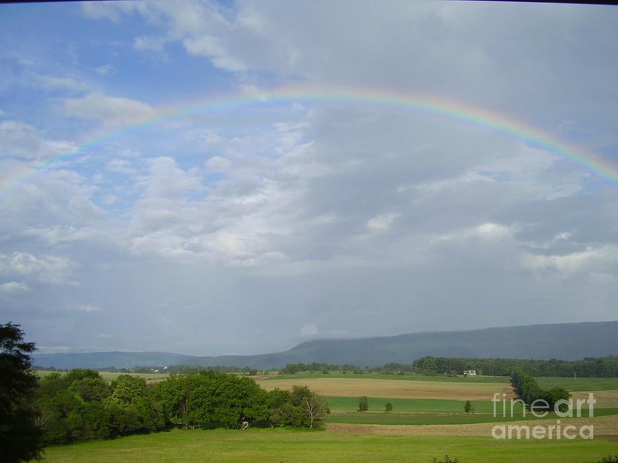 Somewhere over the rainbow Photograph by Valerie Shaffer
