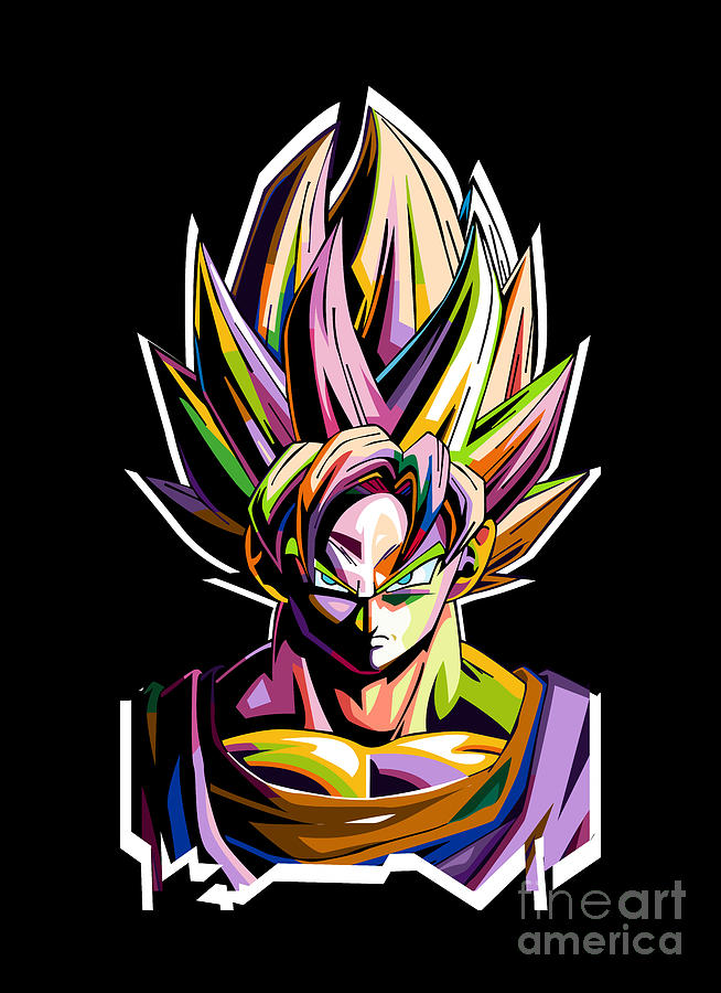 Son Goku Digital Art by Baturaja Vector - Fine Art America