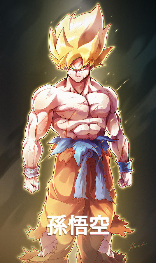 Son goku Digital Art by Thunderru - Fine Art America