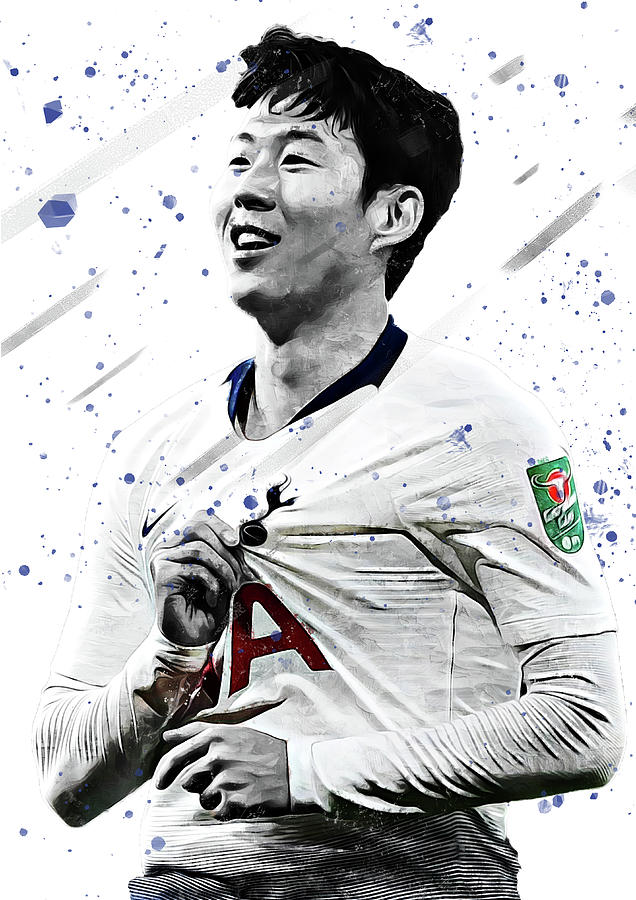 Son Heung-min Digital Art by Smh Yrdbk