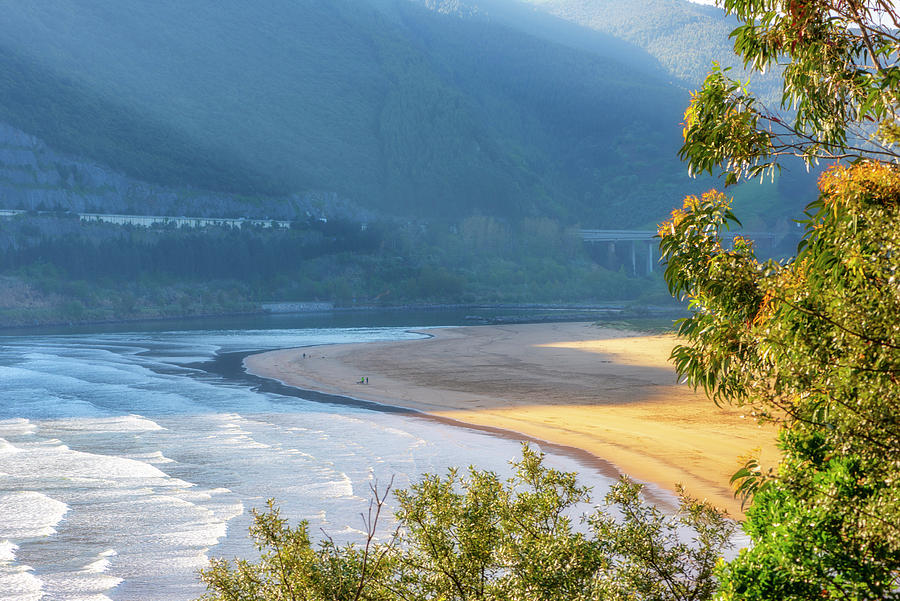 Color Photograph - Sonabia Beach In Cantabria by Vicen Photography Color Photograph - Sonabia Beach In Cantabria by Vicen Photography