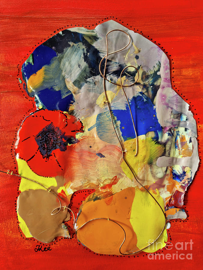 Song Of A Poppy Mixed Media by Tracey Lee Cassin
