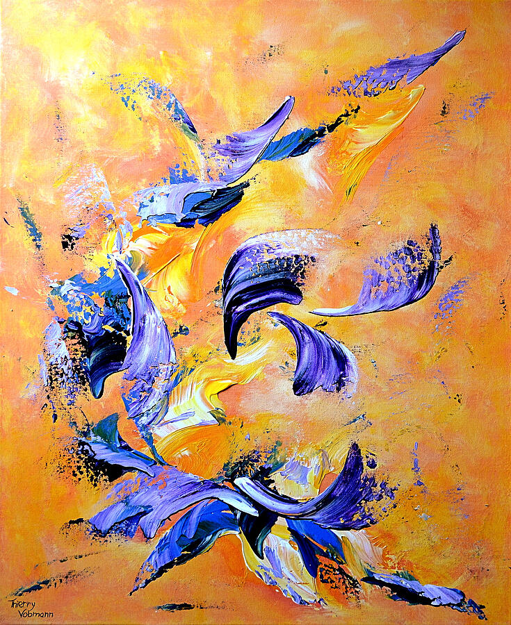 Spring Painting - Song of spring by Thierry Vobmann