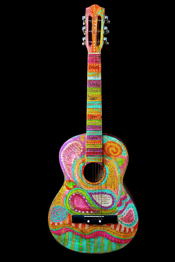 Song Word Guitar Photograph by Garry Gay - Fine Art America