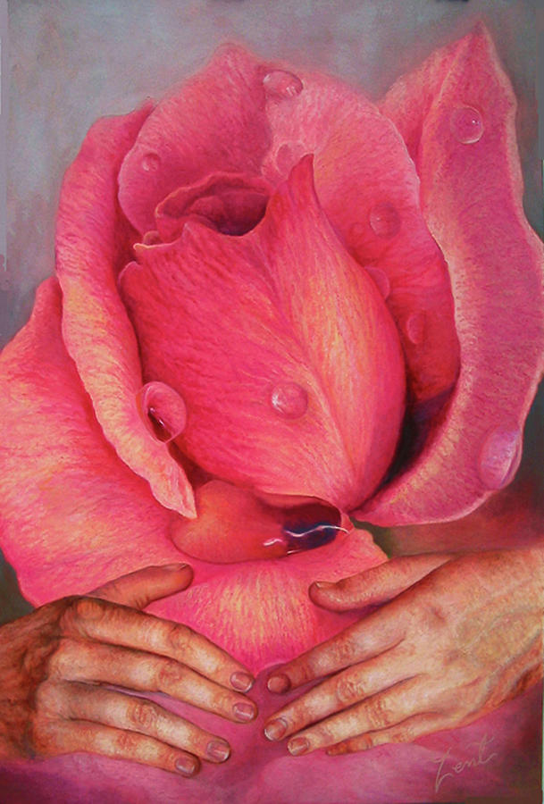 Songs Of Roses IIi Painting by June Pauline Zent