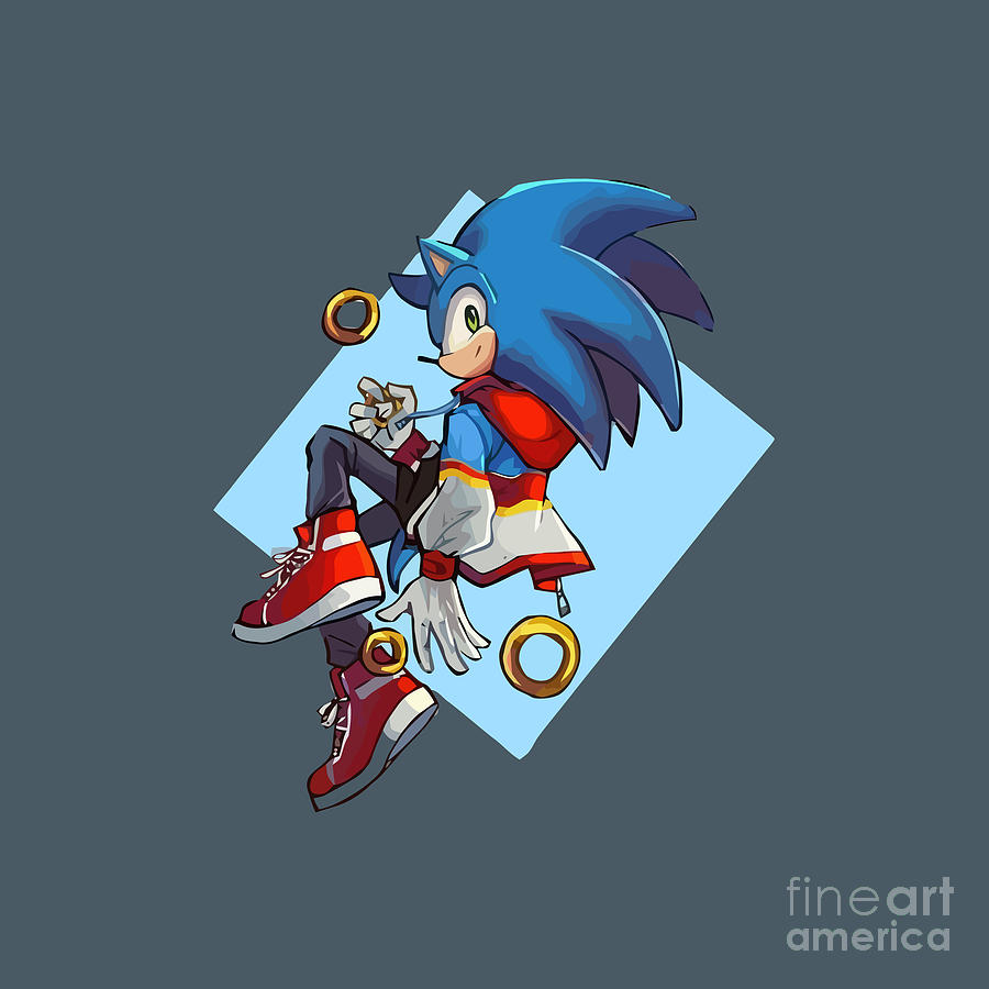 Sonic #1 Sticker by Vanya Tari - Pixels Merch