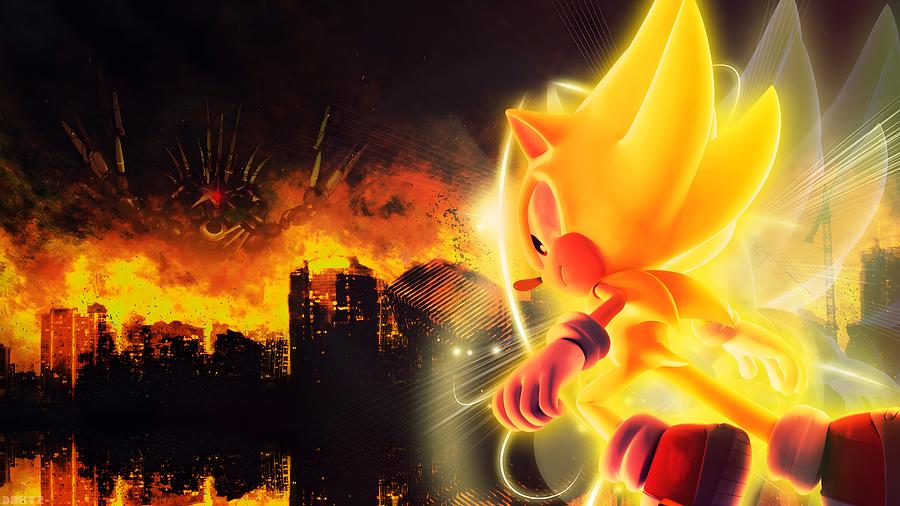 Sonic the Hedgehog Digital Art by Celestina Paul - Pixels