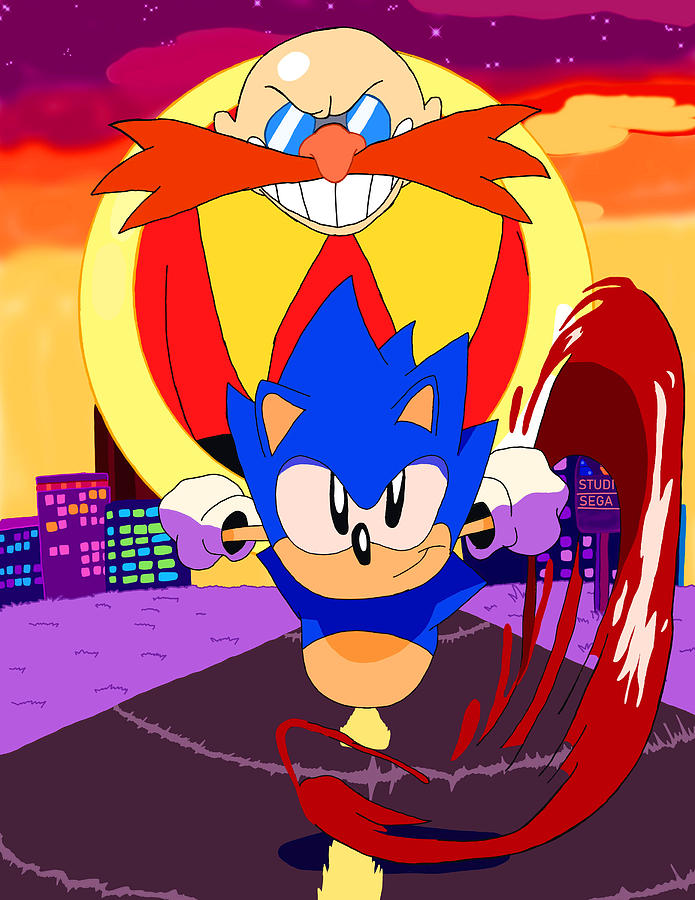 Sonic the hedgehog! - Christine's Artwork - Digital Art, Entertainment,  Television, Cartoons - ArtPal