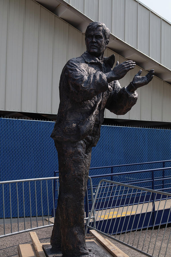 Sonny Holland statue at Montna State University Photograph by Eldon McGraw