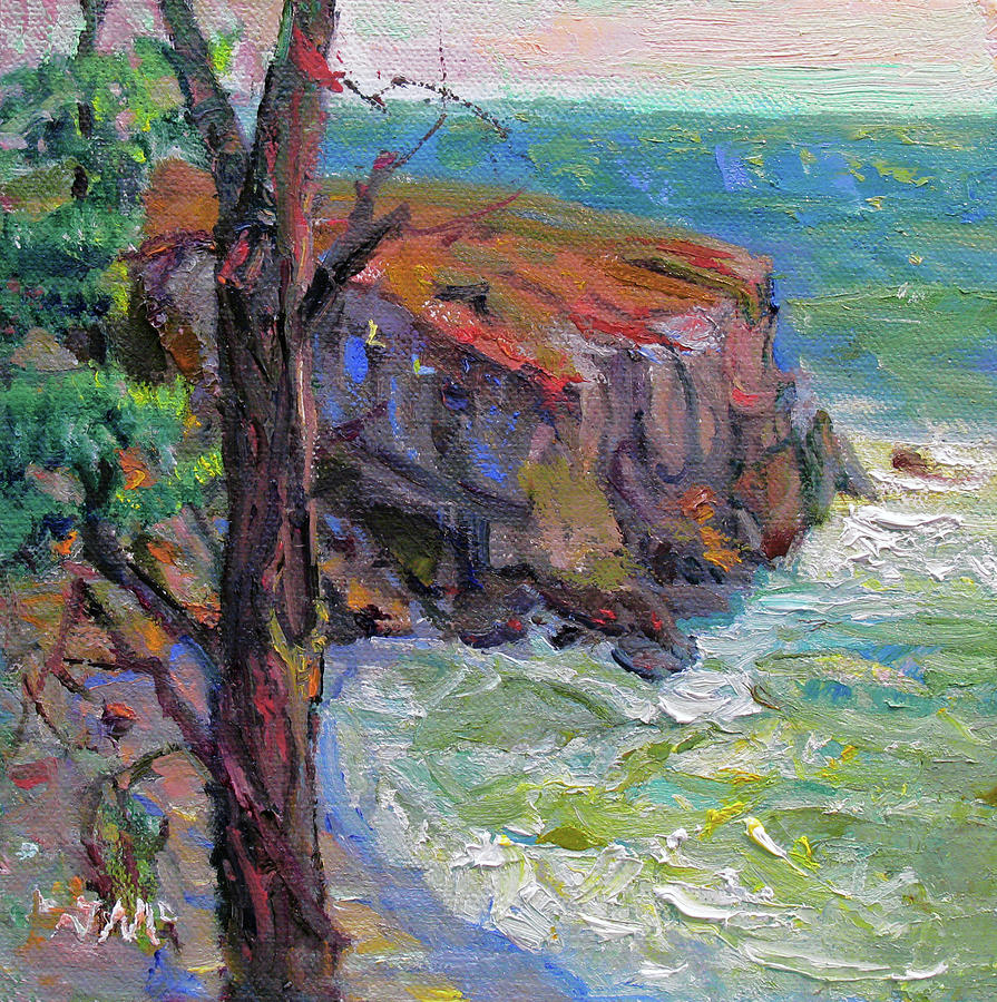 Sonoma Coast, Colemans Gulch Painting by John McCormick