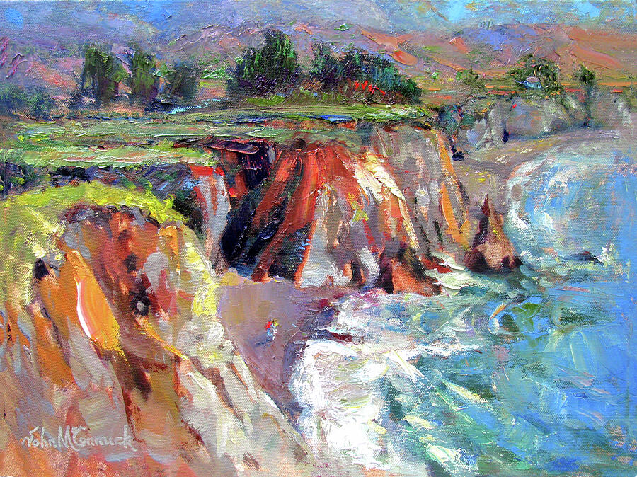 Sonoma Coast, Duncans Landing Painting by John McCormick