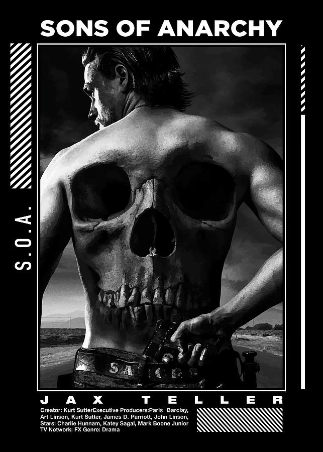 Sons Of Anarchy Poster Most Popular Cult S Tapestry Textile By Hunt Anthony Fine Art America 4991