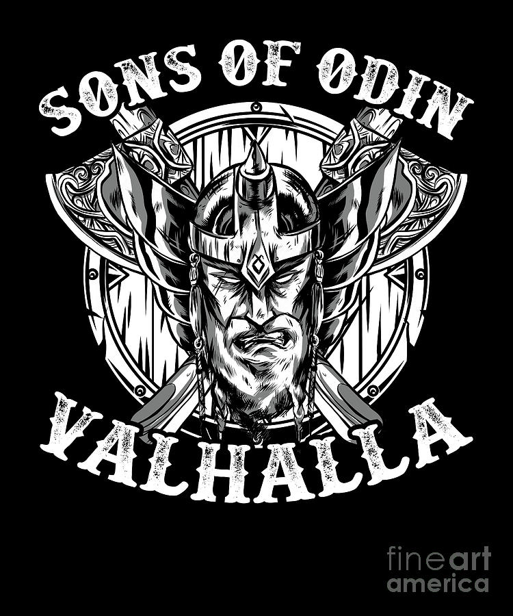 Sons of Odin Valhalla Digital Art by BeMi90 - Fine Art America