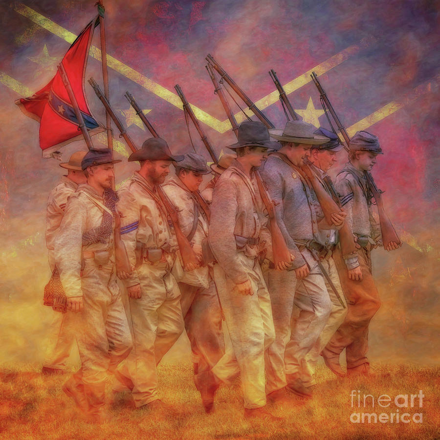 Military Art Print 11×14 “Rebel Yell