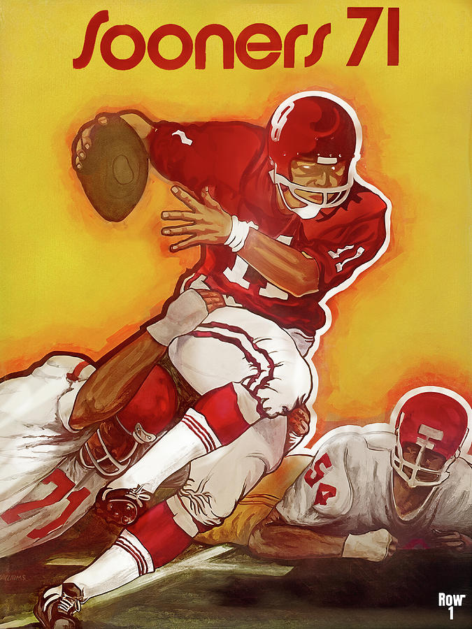 Sooners 71 Mixed Media by Row One Brand