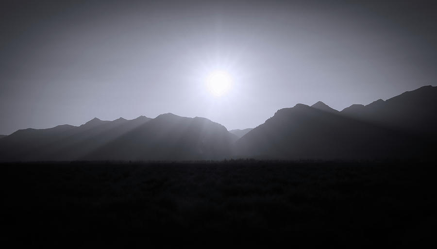 Soothing Black And White Mountain Morning Photograph by Dan Sproul