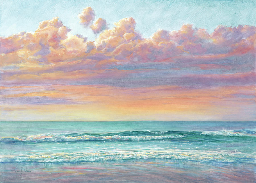 Beach Painting - Soothing Waves by Lucie Bilodeau