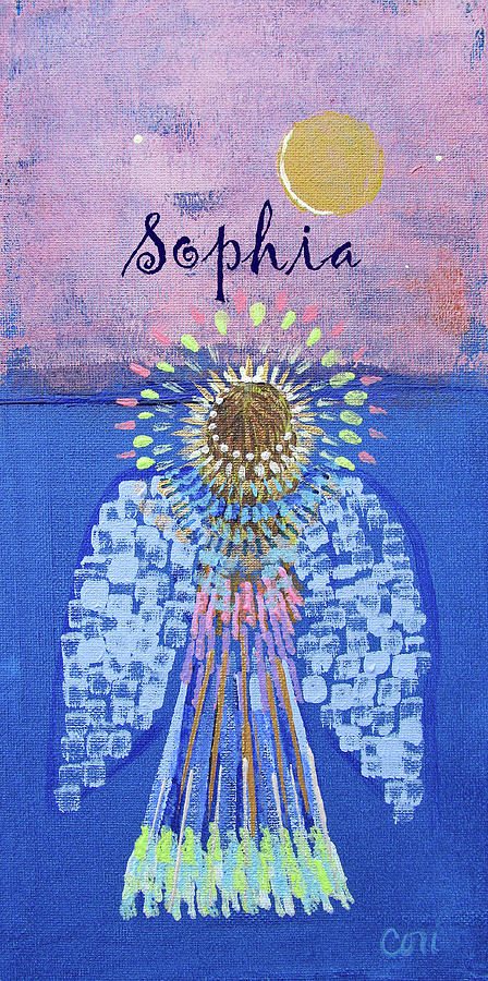 Sophia Angel Painting by Corinne Carroll